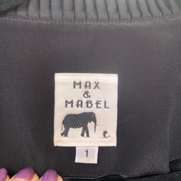 Max & Mabel Vintage Size 1 Jacket Silk Blend - Picture 2 of 6